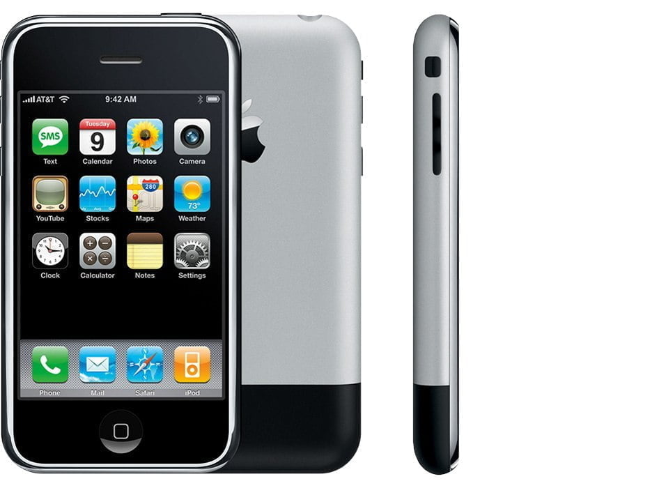 Første generation af iPhone, som udkom på udvalgte markeder tilbage i 2007, havde iPhone OS installeret