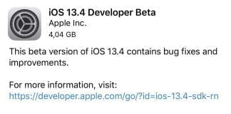 iOS 13.4 Beta (Foto: MereMobil.dk)