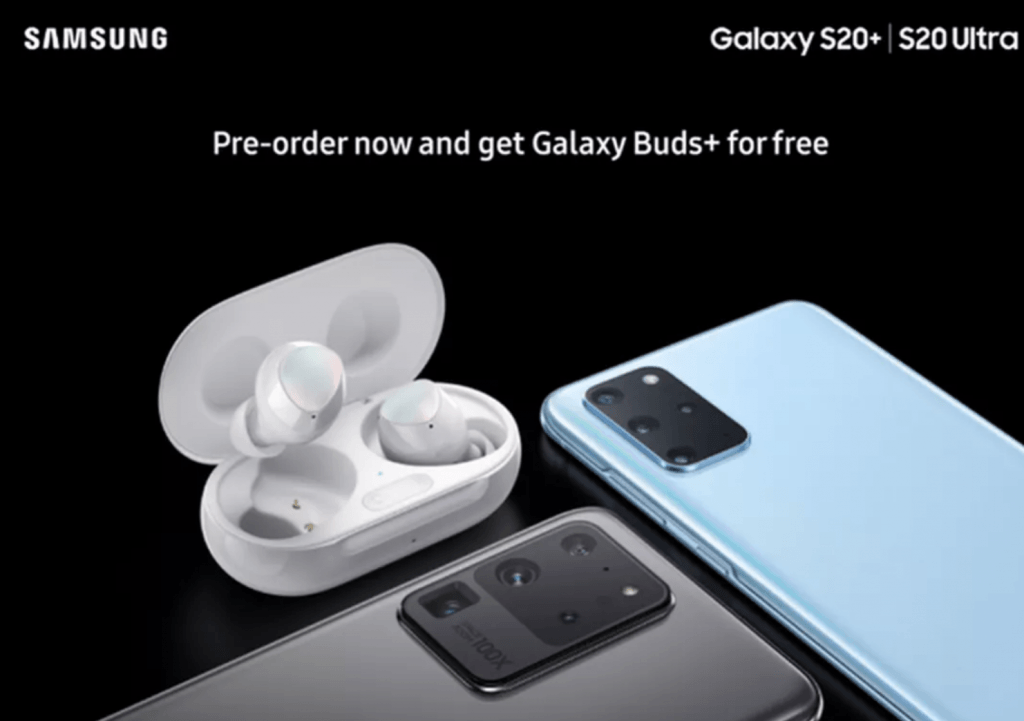 Galaxy Buds+ bundle Galaxy S20