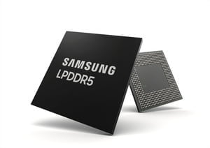 Samsung LPDDR5 RAM (Foto: Samsung)