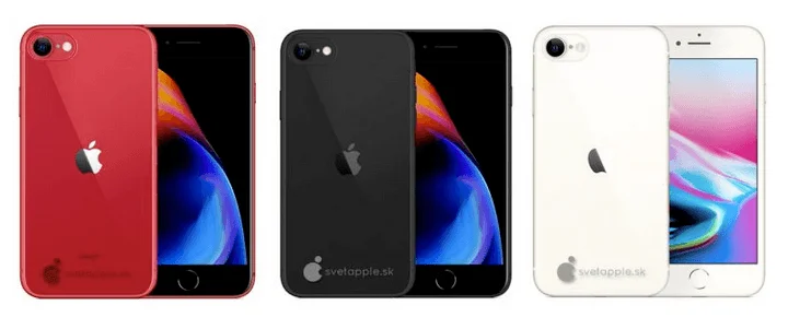 Renderinger af iPhone SE 2 lavet af Svetapple.sk (Foto: Svetapple.sk)