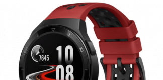 Huawei Watch GT 2e afsløret i Volcano Red (Foto: WinFuture)