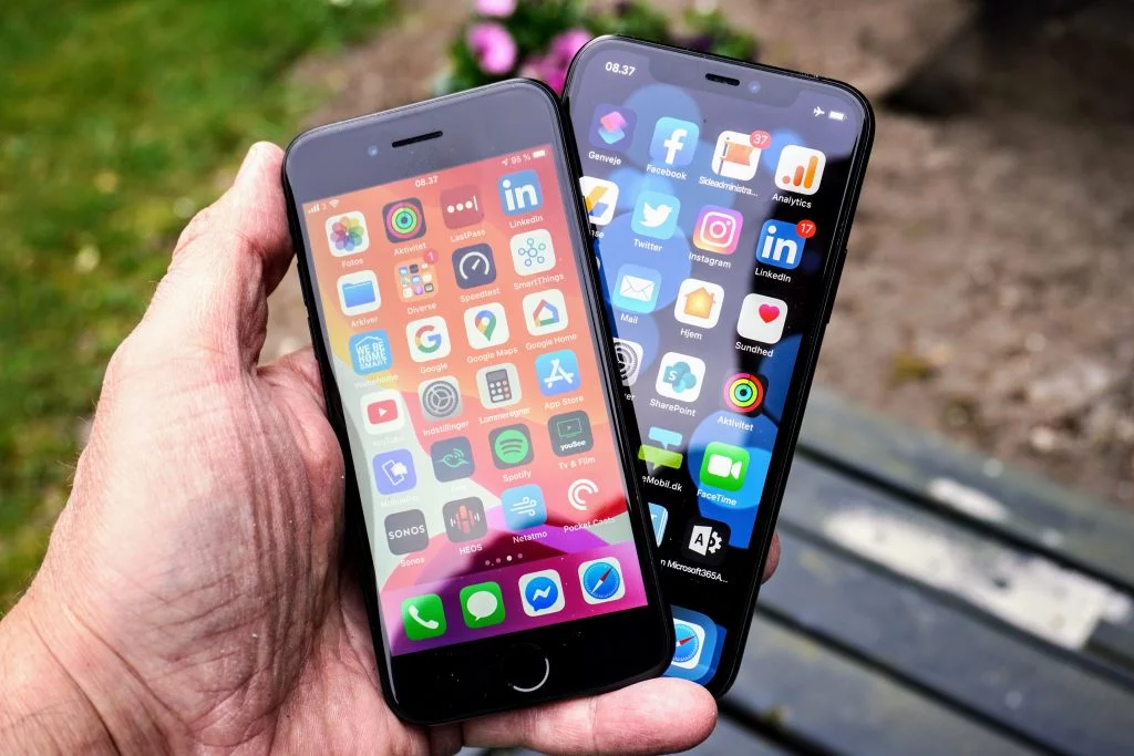 iPhone SE 2020 og iPhone 11 Pro