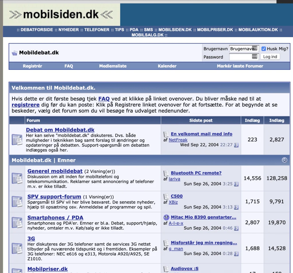 Mobildebat.dk i 2004