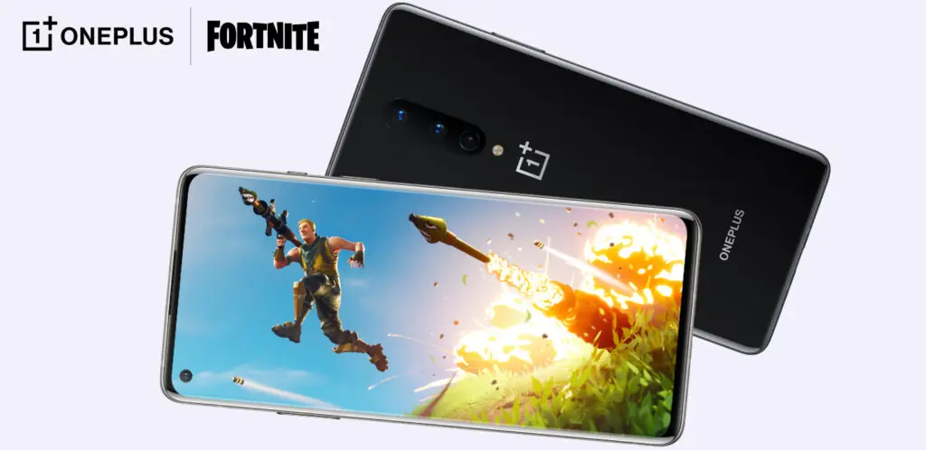 Fortnite på OnePlus 8-serien