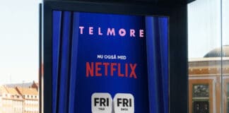 Telmore outdoor Netflix-reklame