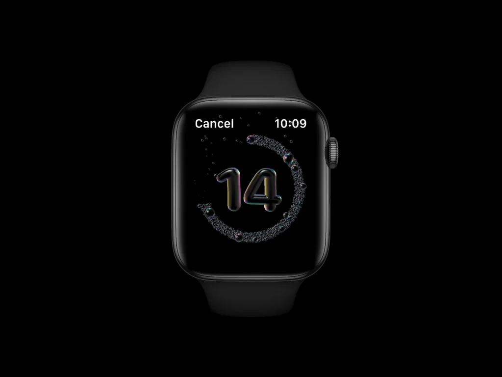 Håndvask, WatchOS 7