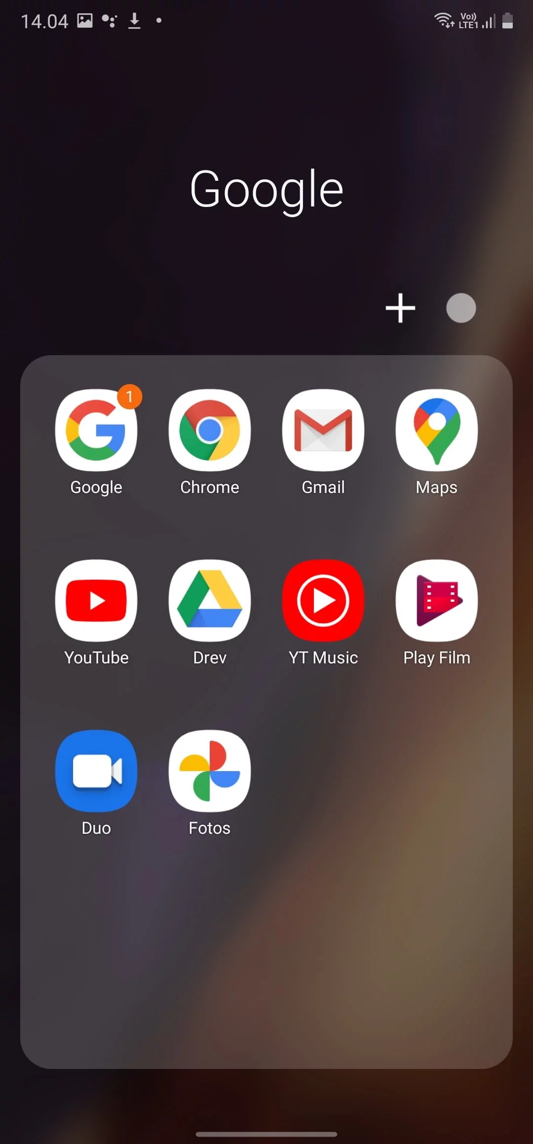 Skærmbillede fra Galaxy Note20 Ultra