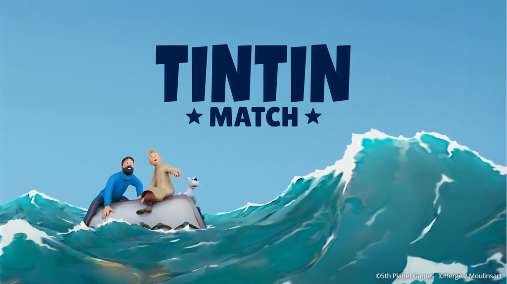 Tintin Match er et nyt danskproduceret mobilspil, som er klar til global lancering mandag den 31. august 2020 (Foto: 5th Planet Games)