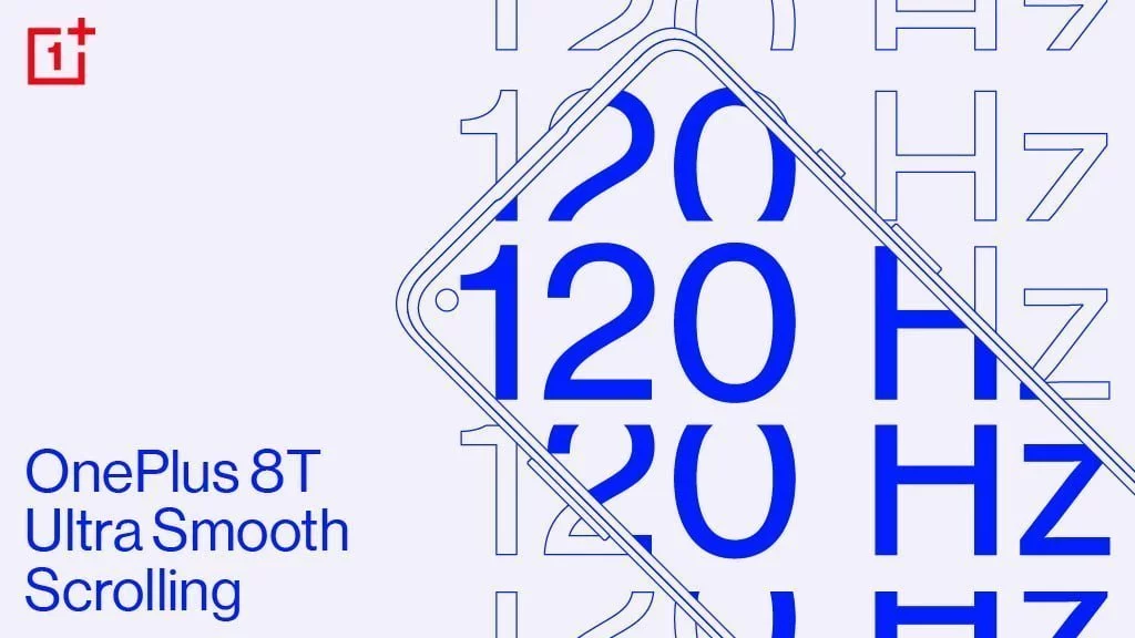 OnePlus har bekræftet, at OnePlus 8T kommer med 120 Hz opdateringshastighed på skærmen (Foto: OnePlus)