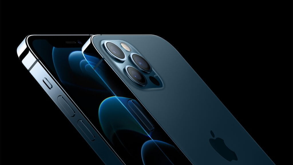 iPhone 12 Pro og Pro Max, stillehavsblå