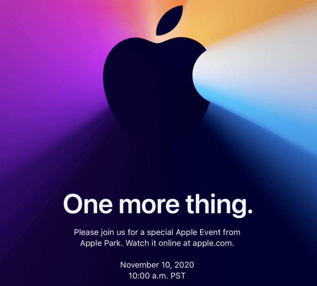 One More Thing, Apple special event 2020