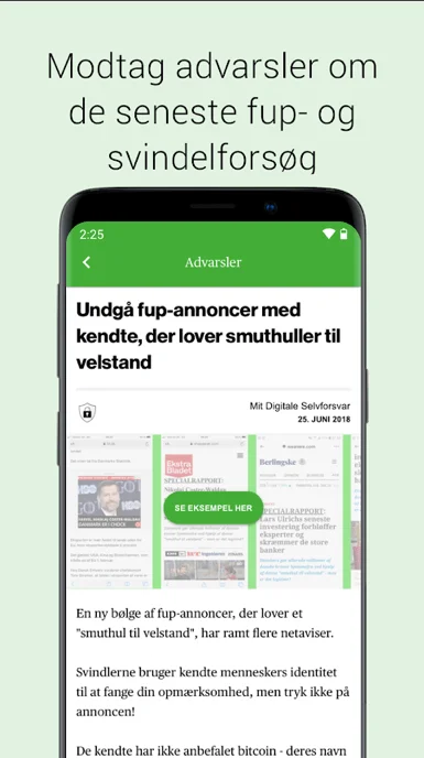 Appen "Mit digitale selvforsvar" skal hjælpe almindelige danskere i kampen mod svindlere. Svindlen på digitale platforme er stigende.