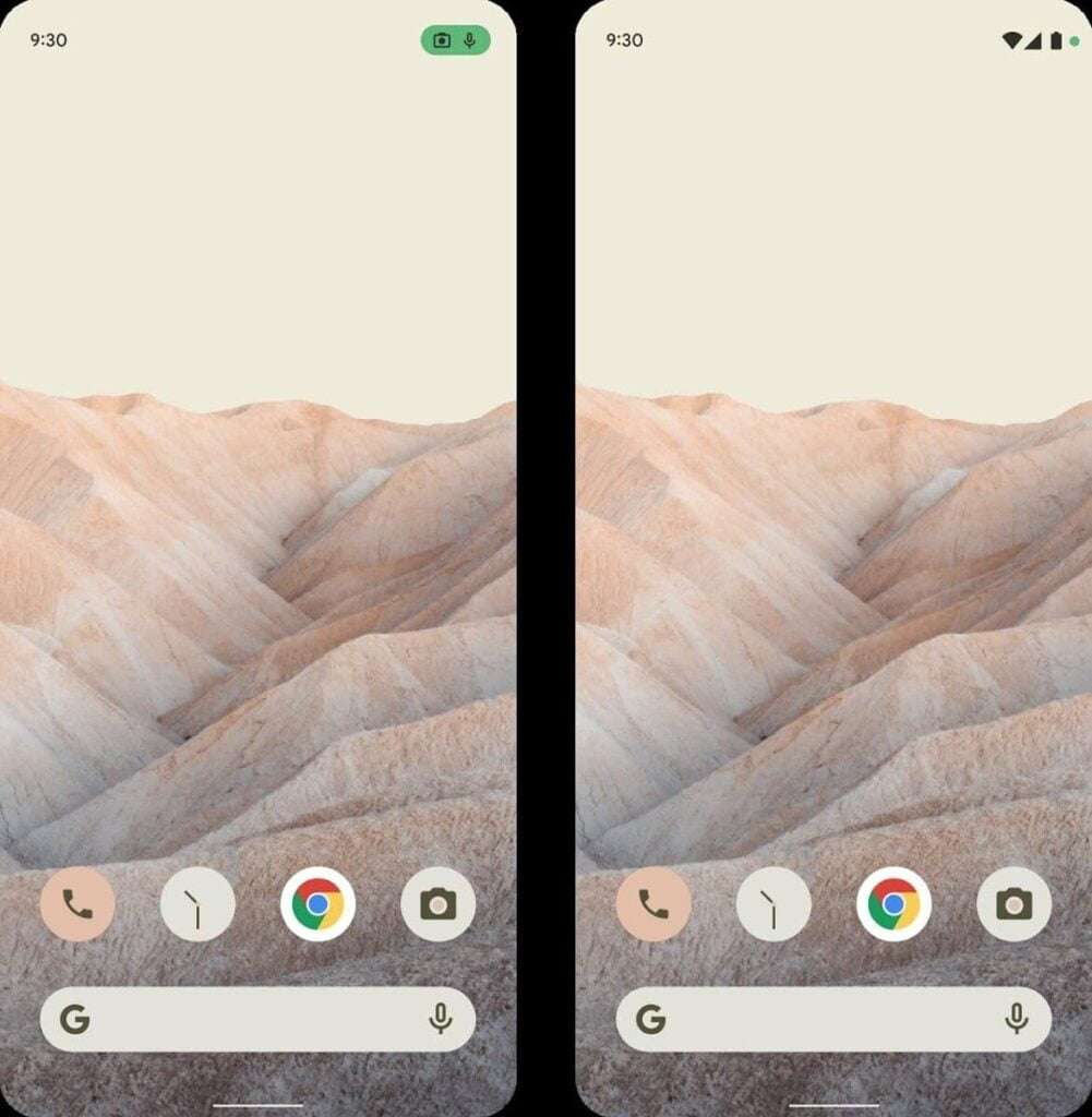 Screenshots fra en tidlig version af Android 12. Sådan ventes det, at Android 12 Developer Preview ser ud (Kilde: XDA-Developer)