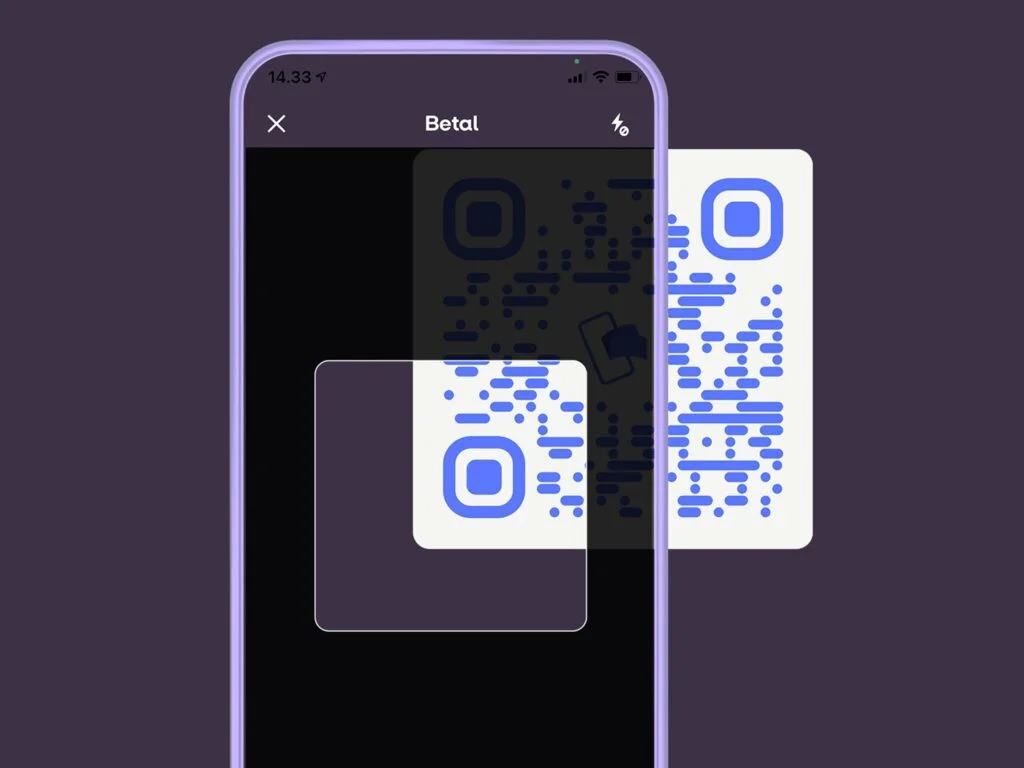MobilePay med QR-kode