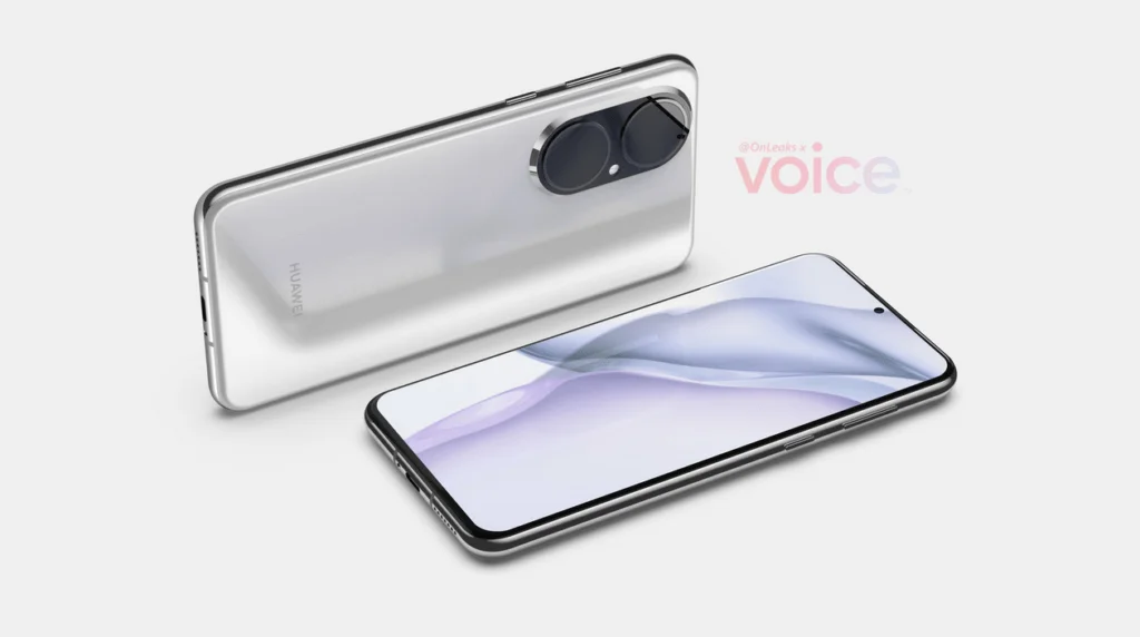 Huawei P50 er lækket (Kilde: OnLeaks / Voice)