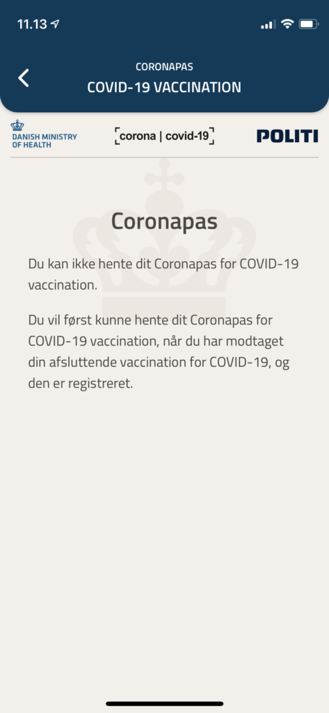 I slutningen af marts bliver det muligt at finde et midlertidigt coronapas på MinSundhed-appen