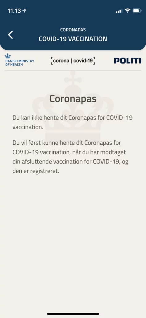 I slutningen af marts bliver det muligt at finde et midlertidigt coronapas på MinSundhed-appen