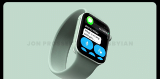 Bud på hvordan Apple Watch Series 7 vil se ud (Kilde: Jon Prosser og Ian Zelbo)
