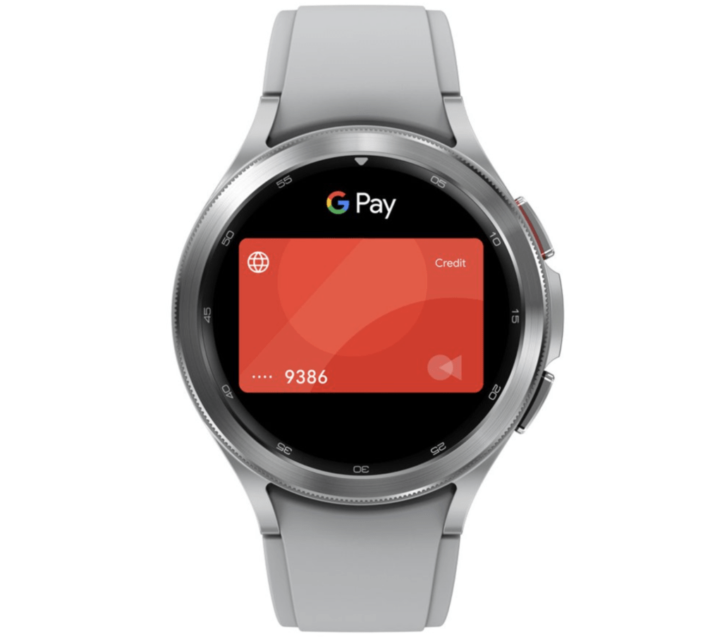 Android Pay på Wear OS smartwatch