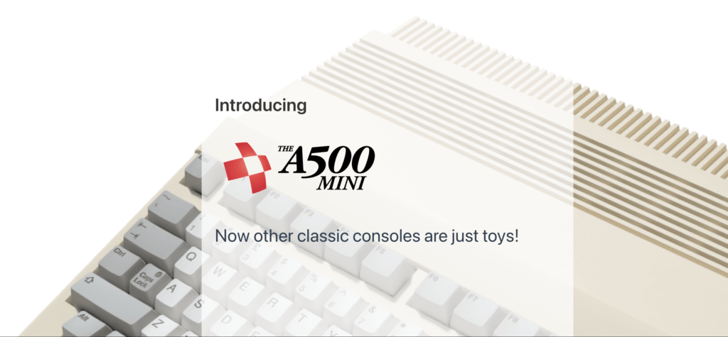 Amiga 500 Mini lanceres i starten af 2022