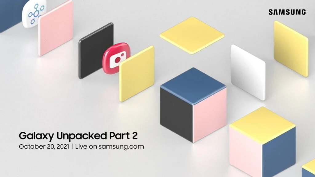 Samsung afholder Unpacked event 20. oktober 2021 (Kilde: Samsung)