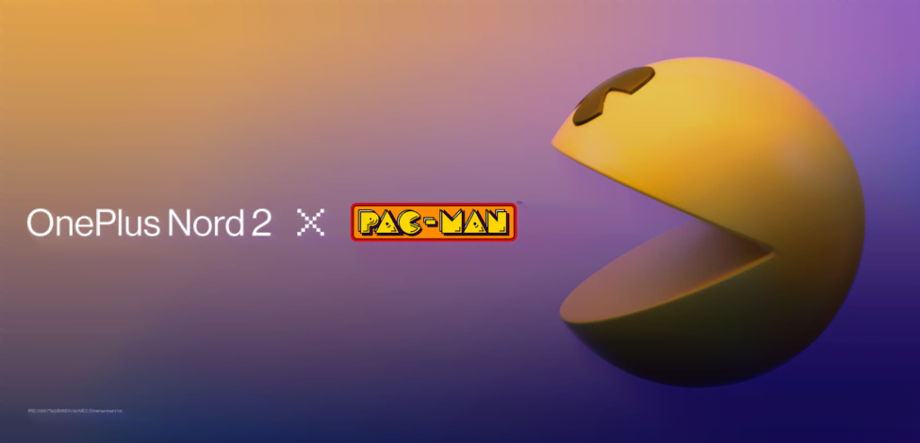 OnePlus er på vej ned en særlig Pac-Man Edition af OnePlus Nord 2 (Foto: OnePlus)
