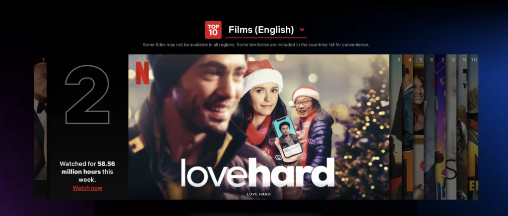 Netflix er klar med en ny hjemmeside, hvor du kan se hvilke film og serier, som hitter (Kilde: Netflix)