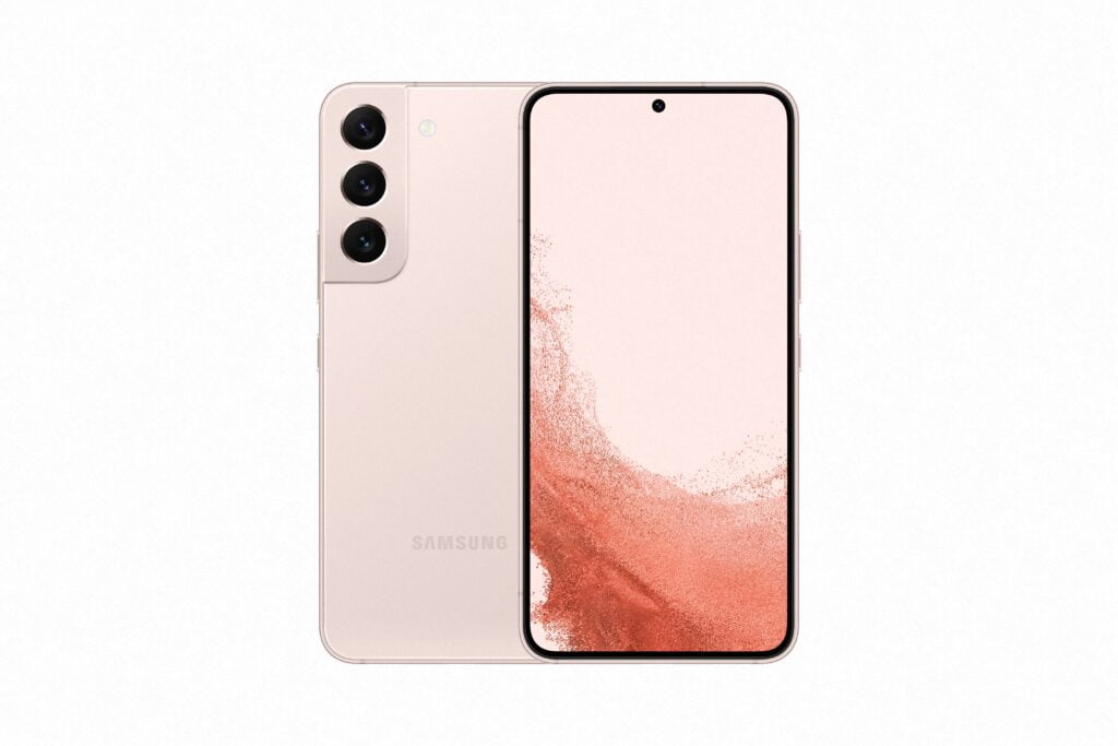 Samsung Galaxy S22, pink-gold