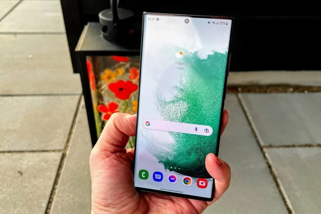 Samsung Galaxy S22 Ultra test