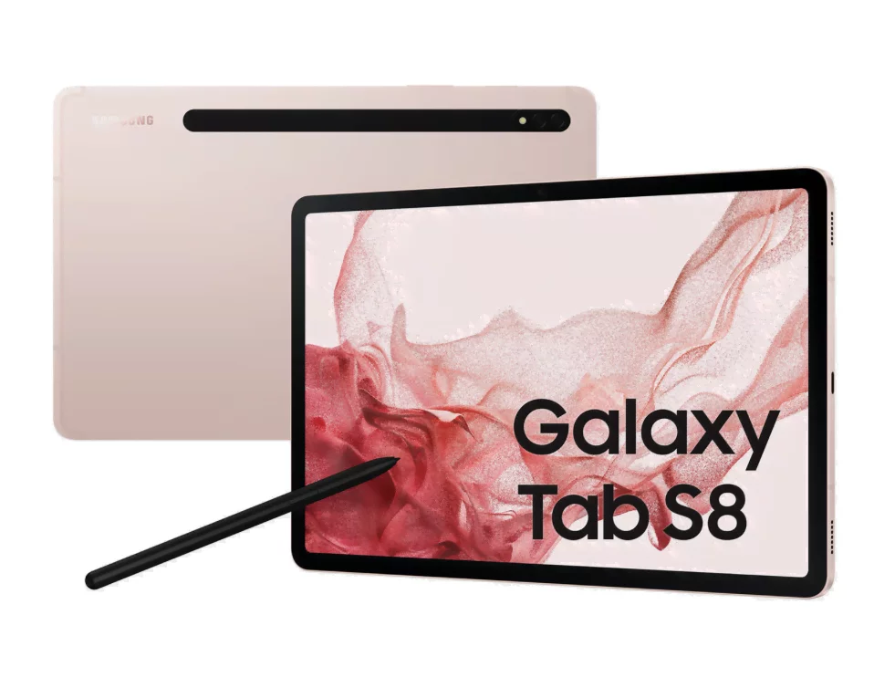 Billeder af de nye Galaxy Tab S8-modeller fra Samsung lækket af Evan Blass (Kilde: EvLeaks)