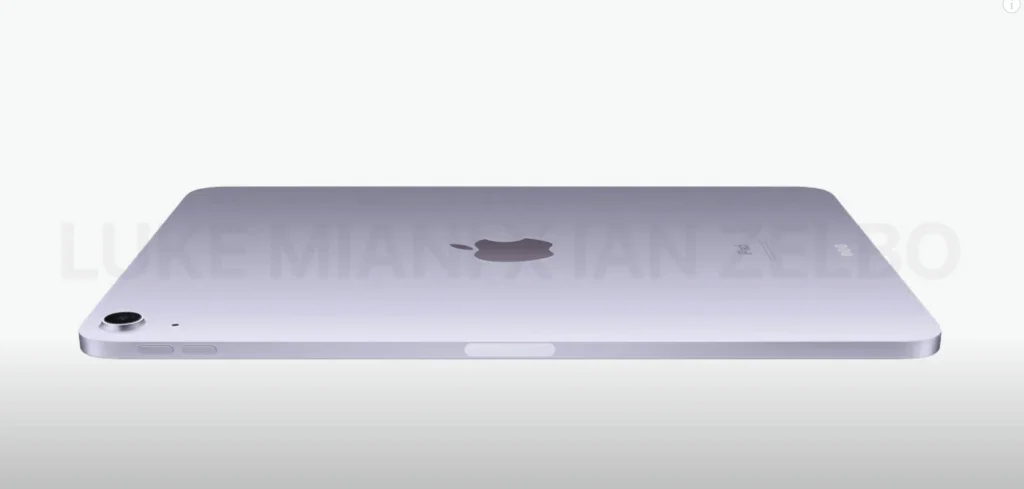 iPad Air i lilla - Kilde: YouTuber Luke Miani