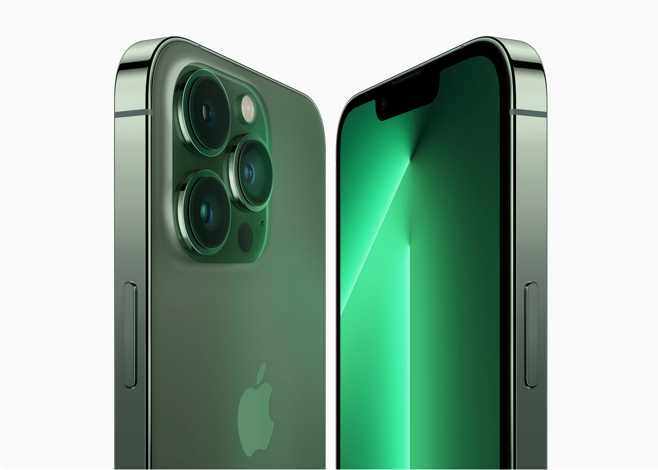 Apple er klar med iPhone 13 Pro i en ny grangrøn farvevariant (Foto: Apple)