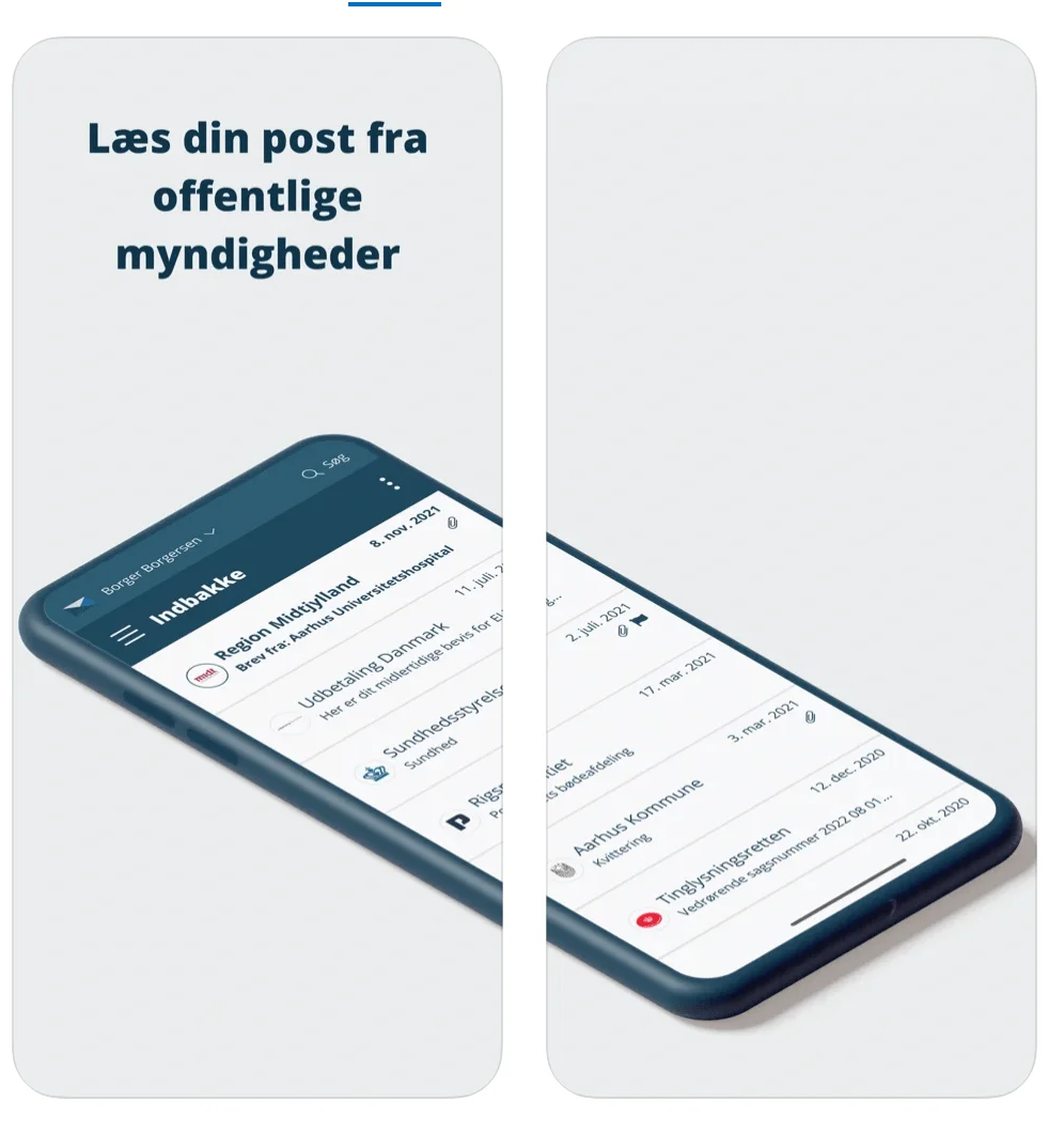 Den Digitale Post-app er klar til download (Foto: Digitaliseringsstyrelsen)