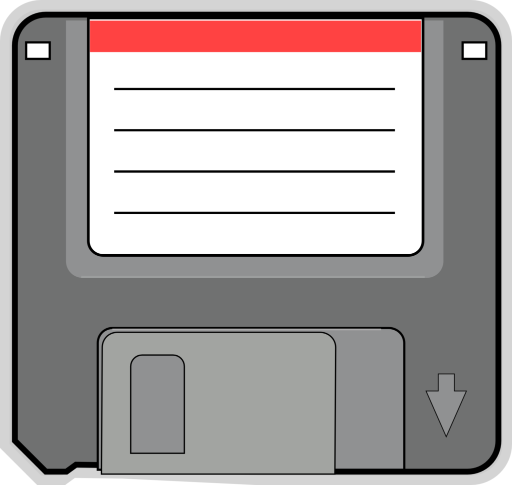 Backup floppy disc