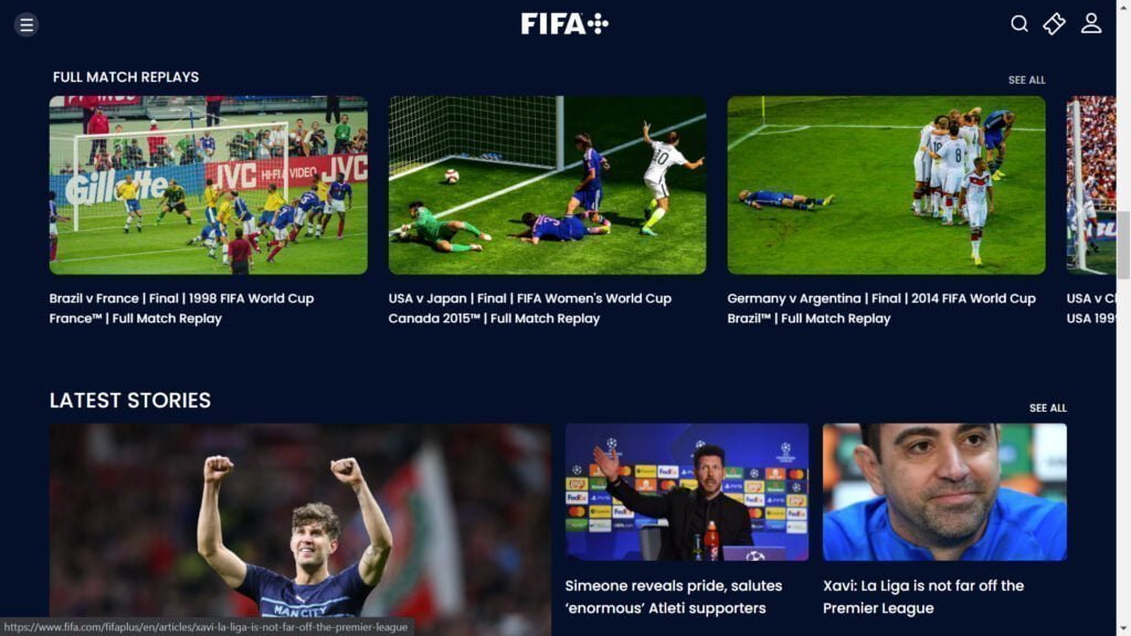 FIFAplus_Screenshot