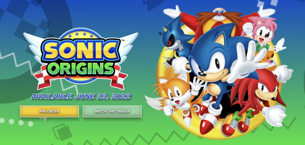 Sonic Origins er klar til udgivelse den 23. juni 2022 til en række konsoller og PC.