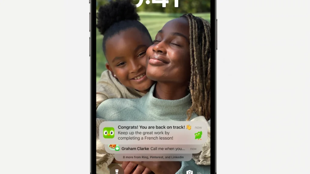 iOS 16-notifikationer