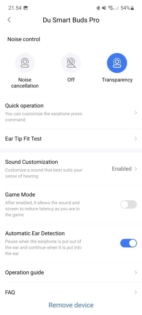Xiaodu Du Smart Buds PRO app