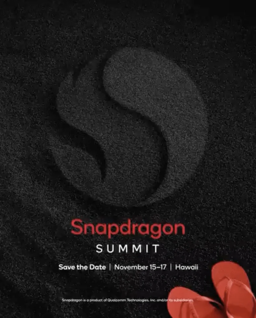 Qualcomm har afsløret datoerne for deres event Snapdragon Tech Summit 2022, som vil finde sted fra den 15. til 17. november 2022 (Kilde: Qualcomm)
