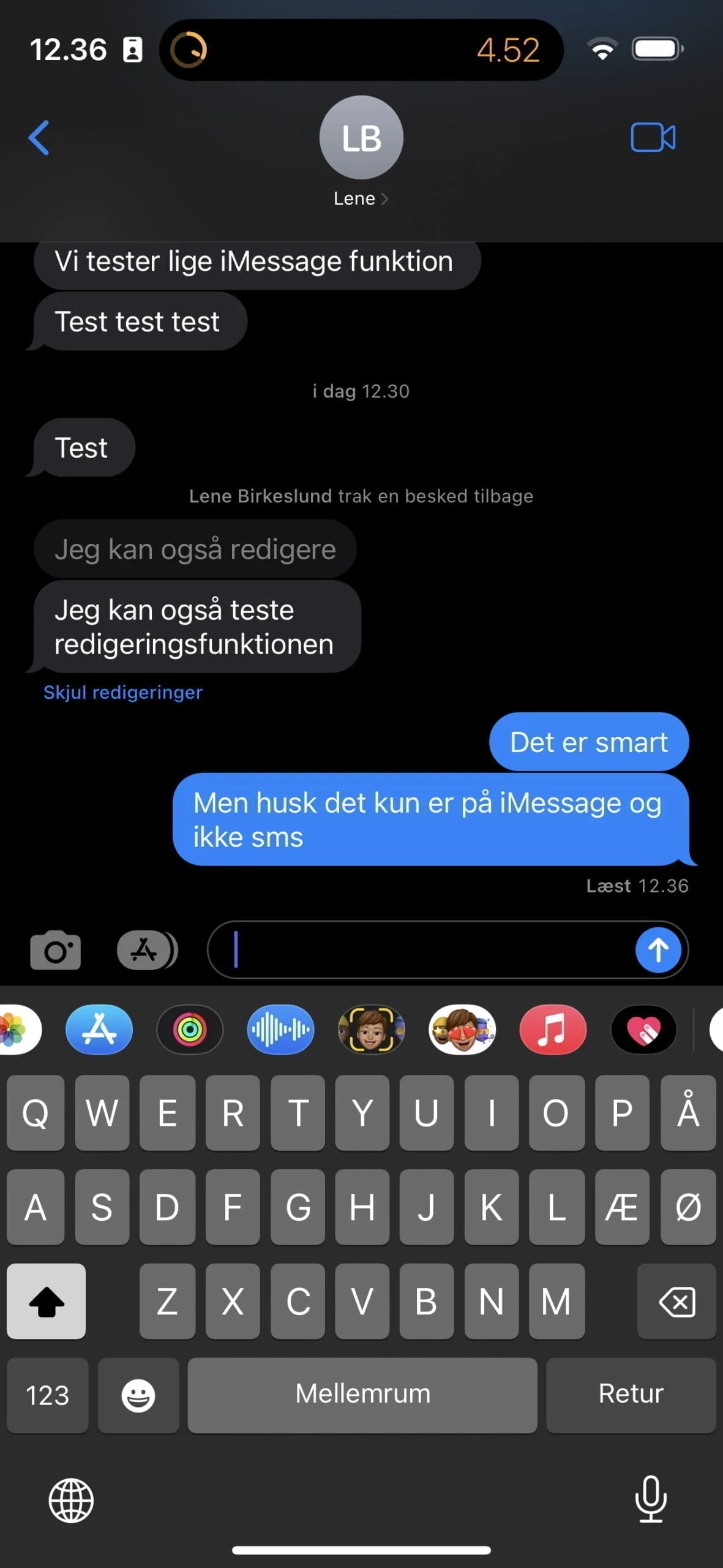 Det er nu muligt, at fortryde og redigere en iMessage-besked (Foto: MereMobil.dk)