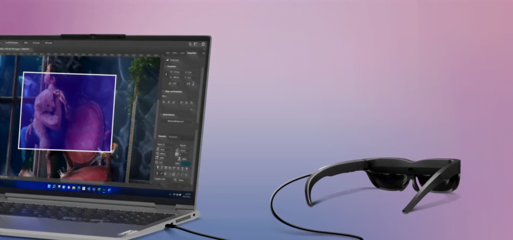 Lenovo Glasses T1 (Foto: Screenshot fra Lenovo film)