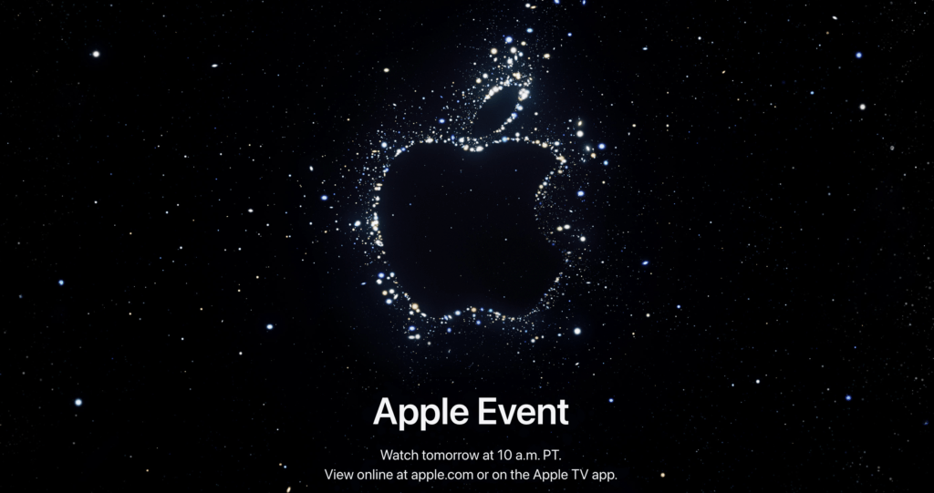 Apple "Far Out-event" afholdes onsdag den 7. september 2022 (Kilde: Apple)