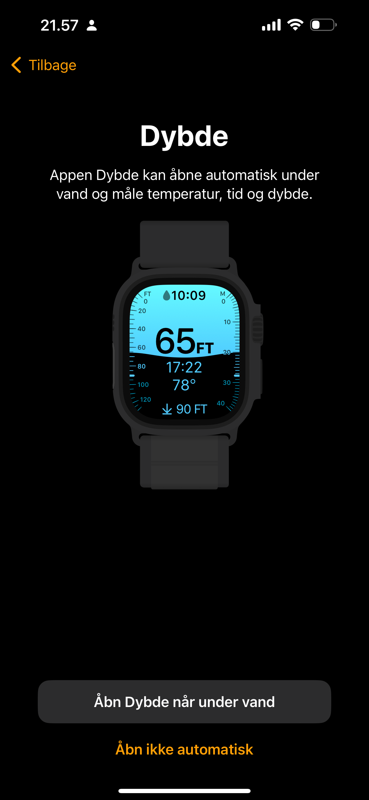 Apple Watch Ultra Screenshot