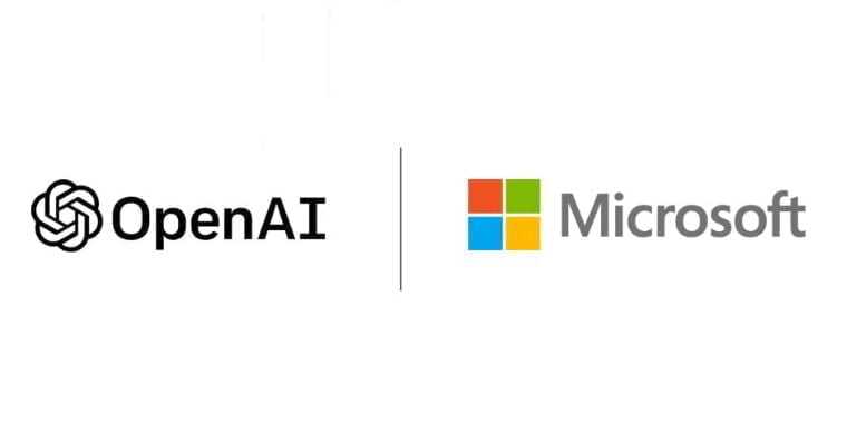 logoer fra OpenAI og Microsoft