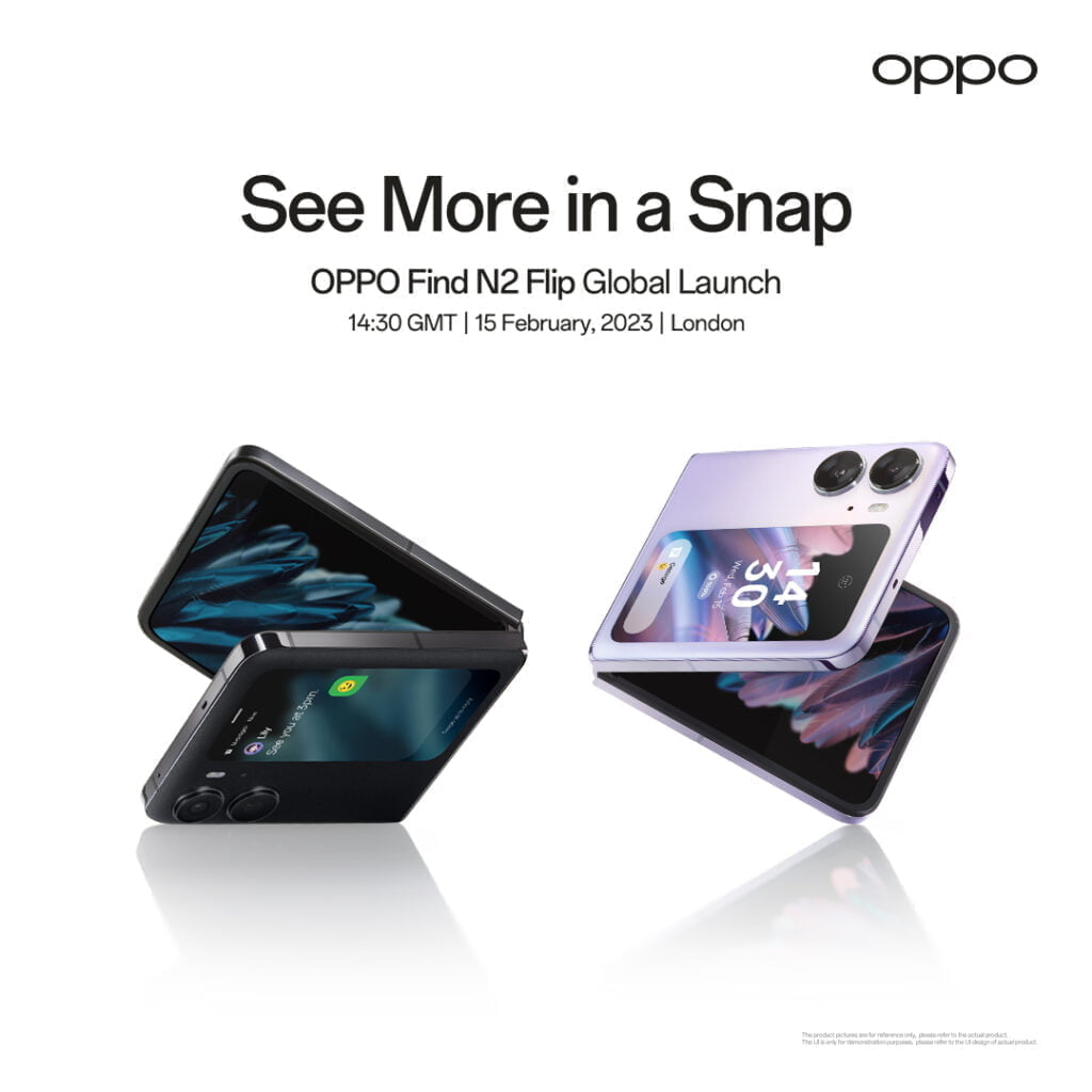 Oppo klar med global lancering af den foldbare Oppo Find N2 Flip (Kilde: Oppo Facebook)