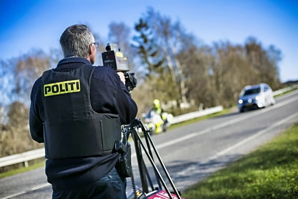 Politi fartkontrol atk laserkontrol af hastighed