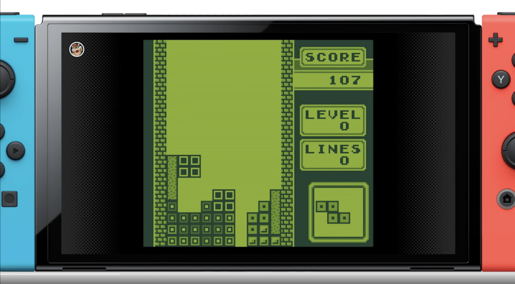 Tetris finder vej til Nintendo Switch (Screenshot fra YouTube-videoen)