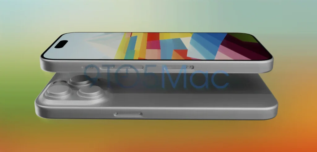 9to5mac har fremvist nogle CAD-billeder af det, som ventes at være iPhone 15 Pro (Kilde: 9to5mac)