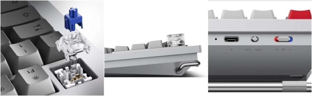 tastatur set fra flere sider